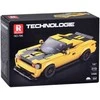 Dėlionė Jokomisiada Techniniai kaladėlės 319 detalių + lipdukai Geltona Sports Car ZA5260