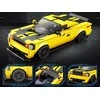 Jokomisiada Techniniai kaladėlės 319 detalių + lipdukai Geltona Sports Car ZA5260