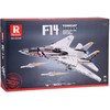 Jokomisiada Techniniai blokai F-14 Tomcat 1600 dalių Amerikiečių naikintuvas ZA5301