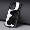 OEM dėklas, skirtas iPhone 16 PRO, juodas meškiukas