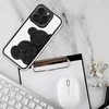OEM dėklas, skirtas iPhone 16 PRO MAX, juodas meškiuko formos dėklas