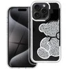 OEM dėklas, skirtas iPhone 17 AIR, meškiuko formos sidabrinis
