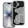 Dėklas Oem Case for iPhone 17 Teddy Bear sidabrinis
