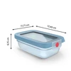 Tefal FOOD BOX 0.5L ONECLICK Mėlynas