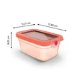 Tefal FOOD BOX 0.75L ONECLICK Oranžinis