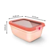 Tefal FOOD BOX 1.5L ONECLICK Oranžinis