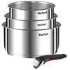 Nerūdijančio plieno puodų rinkinys Tefal Ingenio Emotion L8964S44, 4 dalių