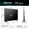 Televizorius Hisense 65A6Q | 65 | Smart TV | VIDAA Smart OS | UHD | Juodas