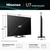 Televizorius Hisense Mini LED TV | 65U7Q | 65 | Smart TV | VIDAA Smart OS | UHD | Juodas