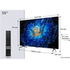 TCL C69KS 55C69KS TV 139.7 cm (55") 4K Ultra HD Smart TV Wi-Fi Metallic
