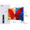 TCL S59K 43S59K TV 109.2 cm (43") Full HD Smart TV Wi-Fi Metallic