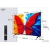 TCL S5L 50S5L TV 127 cm (50") 4K Ultra HD Smart TV Wi-Fi Juodas 300 cd/m²