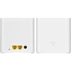 Tenda MX3 (2-PACK) mesh wi-fi system Dual-band (2.4 GHz / 5 GHz) Wi-Fi 6 (802.11ax) Baltas 1 Internal