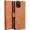 Forcell OEM atverčiamas dėklas, skirtas iPhone 13 Tender Book ruda