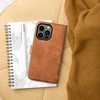 Forcell OEM atverčiamas dėklas, skirtas iPhone 13 Tender Book ruda