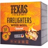Texas_Club Ekologiški, susuktos medienos vilnos, ugnies įdegtukai Texas Club