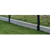 The foundation for the fence. 250 cm x 5 cm x 20 cm