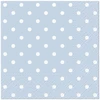 Popierinės servetėlės PAW Mėlyna Dots, 25 cm x 25 cm, 20 vnt.
