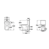 TOILET STAND ROCA A34DD10000 VORTEXWHIT