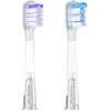 Toothbrush heads Hoco HP64 1x soft 1x hard baltas