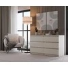 Top E Shop MALWA CHEST OF DRAWERS M6/140 CASMERE COLOUR