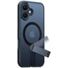 Dėklas Torras Pstand Spin Case, skirtas iPhone 16 (juodas)