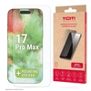 Toti grūdinto stiklo 2D ekrano apsauga, skirta iPhone 17 Pro Max, skaidri