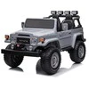 Akumuliatorinė transporto priemonė vaikams Jokomisiada Toyota Land Cruiser PA0285, 2 vietų | spalva: pilka