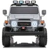 Akumuliatorinė transporto priemonė vaikams Jokomisiada Toyota Land Cruiser PA0285, 2 vietų | spalva: pilka