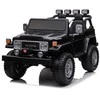 Akumuliatorinė transporto priemonė vaikams Jokomisiada Toyota Land Cruiser PA0285, 2 vietų | spalva: juoda