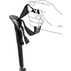 Trekking Poles LEKI SHERPA FX, 120–140 cm, juodas