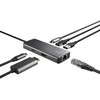 Trust Dalyx - 6-in-1 USB-C Multi-Port Adapteris, 1000 Mbit/s (sidabrinis)