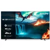 Televizorius Philips QD MiniLED 4K TV | 75MLED820/12 | 75 | Smart TV | TITAN OS | UHD | Juodas