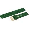 Pacific U27 rubber watch strap - dark žalias/auksinis - 18mm