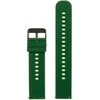 Pacific U27 rubber watch strap - dark žalias/juodas - 20mm