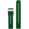 Pacific U27 rubber watch strap - dark žalias/sidabrinis - 22mm