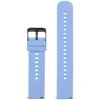 Pacific U27 rubber watch strap - light violetinė/juodas - 20mm