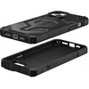 UAG Urban Armor Gear dėklas MONARCH PRO, suderinamas su „MagSafe“, skirtas IPHONE 15 Plus, juodos spalvos, kevlaras