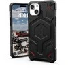 UAG Urban Armor Gear dėklas MONARCH PRO, suderinamas su „MagSafe“, skirtas IPHONE 15 Plus, juodos spalvos, kevlaras