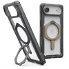 UAG Urban Armor Gear dėklas PLASMA XTE, suderinamas su „MagSafe“, skirtas IPHONE 17, pelenų / titano spalvos