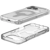 Urban Armor Gear UAG Plyo MagSafe dėklas, skirtas iPhone 17 Pro – skaidriai pilkas