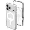 Urban Armor Gear UAG Plyo MagSafe dėklas, skirtas iPhone 17 Pro Max – skaidrus ir baltas