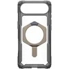 UAG Urban Armor Gear dėklas PLASMA XTE, suderinamas su „MagSafe“, skirtas IPHONE 17, pelenų / titano spalvos