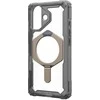 UAG Urban Armor Gear dėklas PLASMA XTE, suderinamas su „MagSafe“, skirtas IPHONE 17, pelenų / titano spalvos