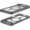 UAG Urban Armor Gear dėklas PLASMA XTE, suderinamas su „MagSafe“, skirtas IPHONE 17, pelenų / titano spalvos