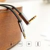 Ugreen flat cable audio cable AUX 3.5mm mini jack 1m sidabrinis (10597)