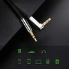 Ugreen flat cable audio cable AUX 3.5mm mini jack 1m sidabrinis (10597)