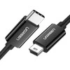 Ugreen US242 USB-C (male) / mini USB (male) kabelis 1 m - juodos spalvos