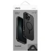 UNIQ Combat dėklas Apple iPhone 16 Pro Max 6.9″ Magclick Charging juodos spalvos carbon juodos spalvos