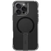 UNIQ dėklas Eleva with Vertica Stand Apple iPhone 16 Pro 6.3″ juodos spalvos/carbon juodos spalvos